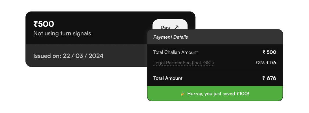 Check & Pay Pending Challans